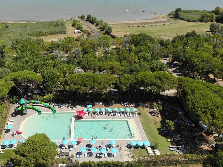 Camping für 6 Personen, mit Haustier am Lago Trasimeno