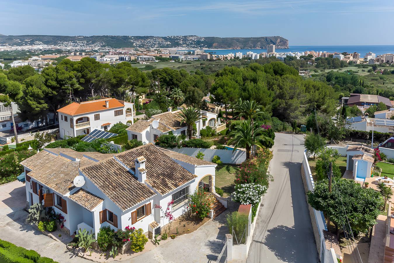 Ferienhaus 'Hermosa Casa Rústica' mit Bergblick, Wlan und Klimaanlage in Cap Martí, Jávea