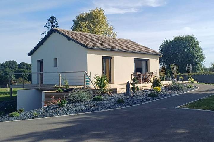 Location de vacances pour 5 personnes, avec jardin et balcon dans Cressy