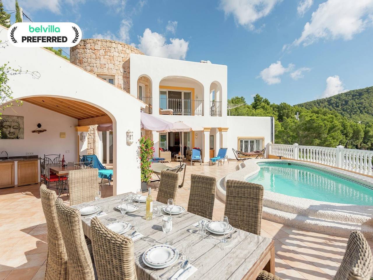 Villa in Cala Llonga near Beach & Ferry Port in Cala Llonga, Santa Eulària des Riu