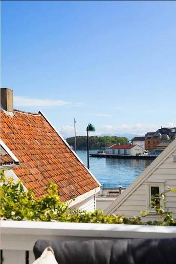 Ferienwohnung für 6 Personen, mit Seeblick und Terrasse sowie Ausblick, mit Haustier in Stavanger