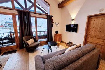 Gîte pour 4 personnes, avec balcon dans Station De Montalbert