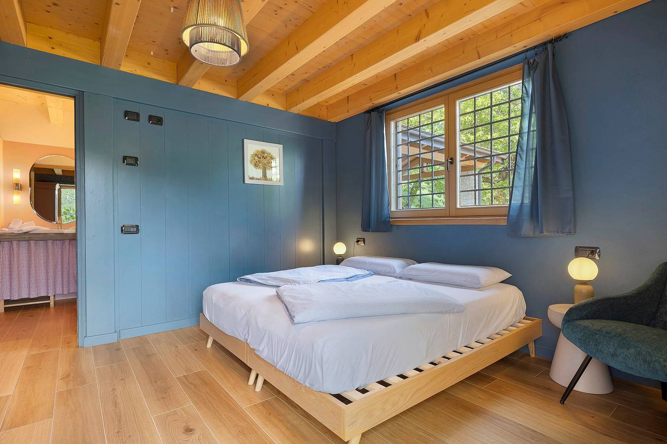 B&B I Maroneri – Zimmer Ciliegio mit Bergblick in Drena, Gardasee-Berge