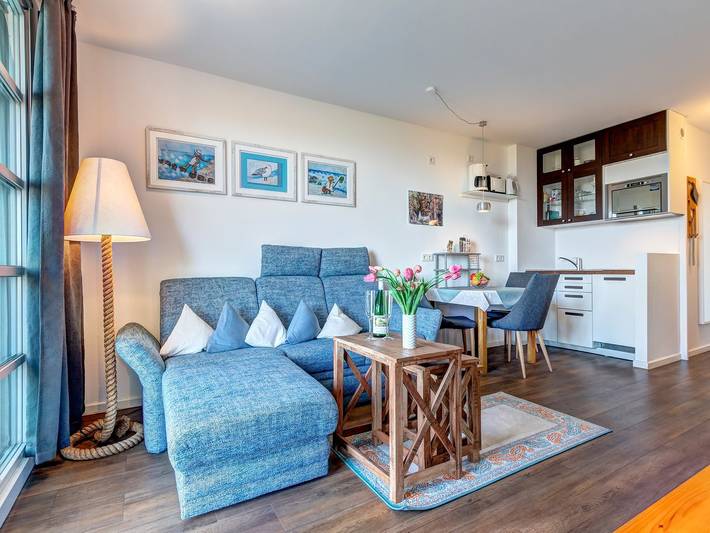 Ferienwohnung für 2 Personen, mit Terrasse und Sauna sowie Seeblick in Benz