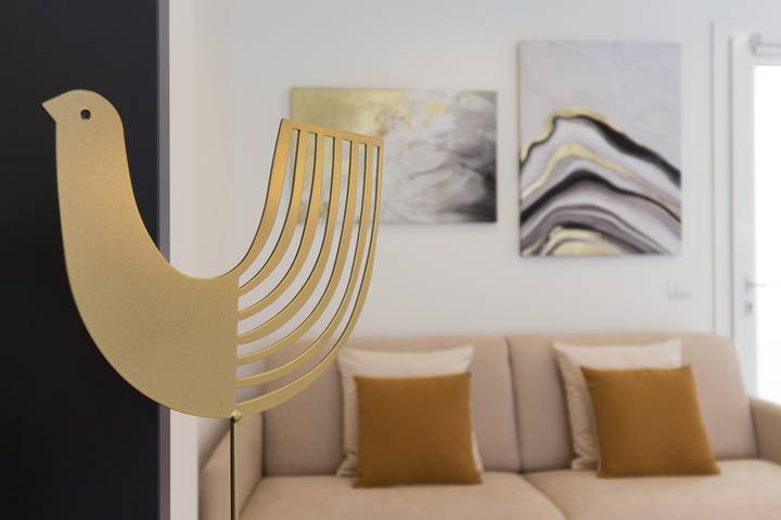 Ganzes Studio, Apartment "Residence Meridian Unità 6" in Strandnähe mit Bergblick, Pool, A/C, Wlan und Balkon in Villa San Pietro, Cagliari Provinz