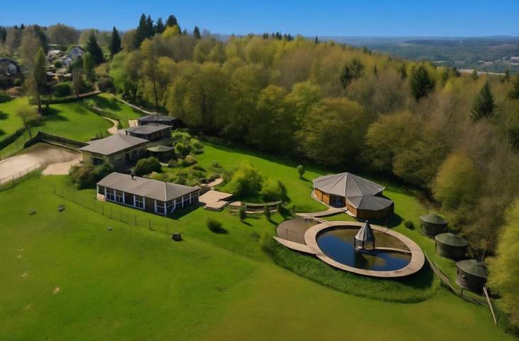 Tente pour 6 personnes, avec vue et jardin, animaux acceptés dans l' Eure