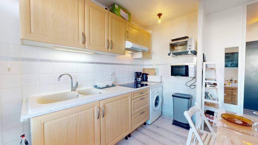 Estudio entero, Studio du Large - Vue mer, plage 50m, moderne in Saint-Hilaire-de-Riez, Vandea