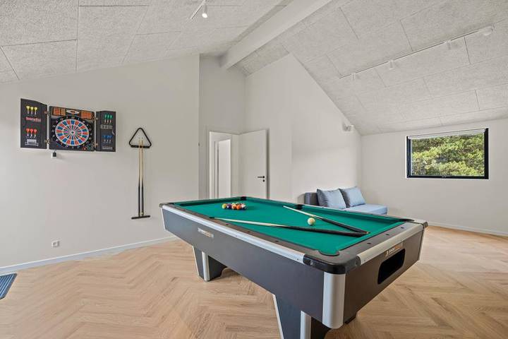 Aktivitätshaus für 10 Personen mit Billard und Whirlpool auf Rømø in Sønderstrand, Tagholm