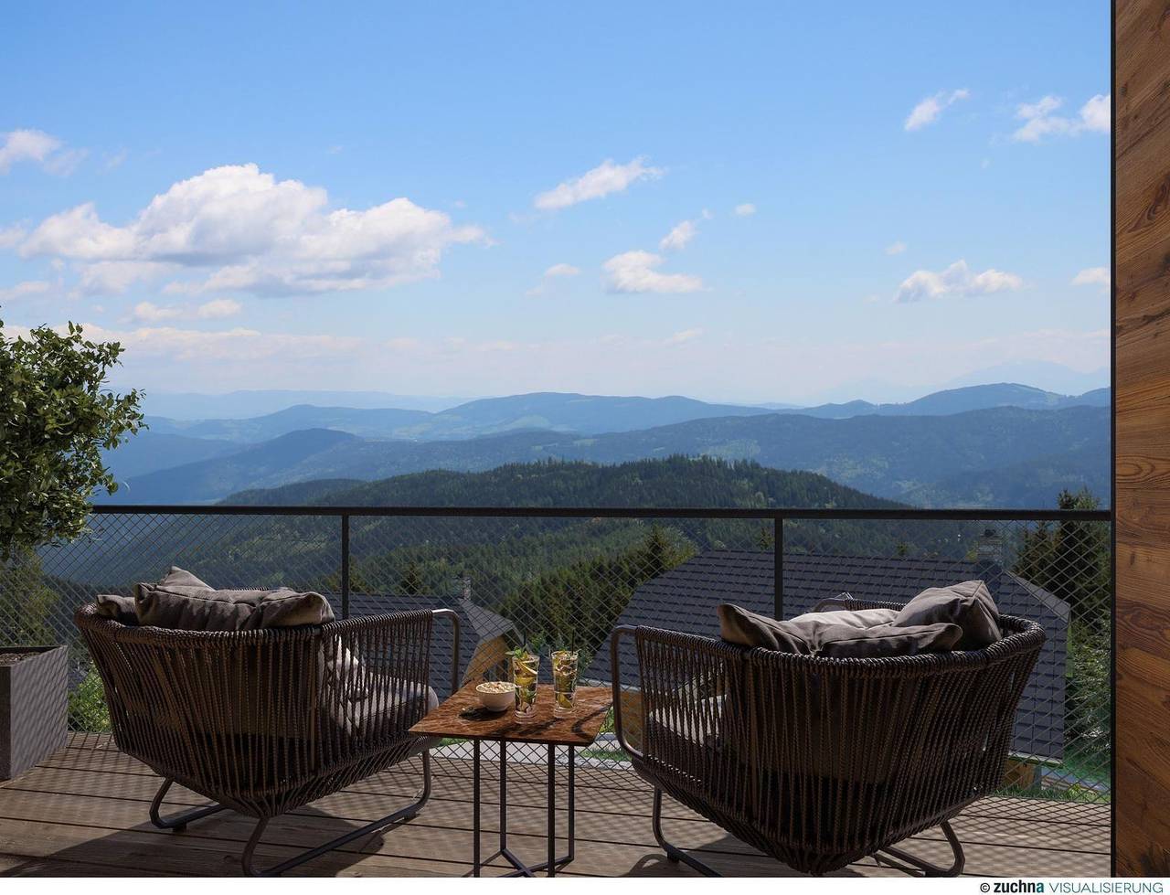 Tomtegl-Bergchalet No.5 mit Privatsauna, Infinitypool, Kamin, Fitnessraum, 1500m Seehöhe in Albeck, Bezirk Feldkirchen