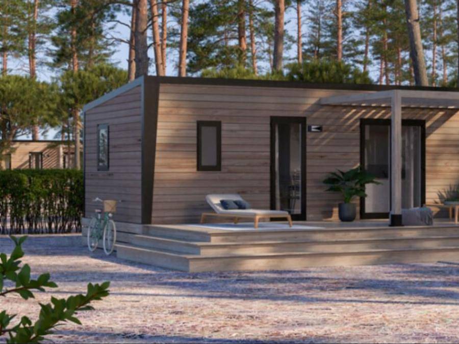 Camping Paradis - Les Nobis d'Anjou - Mobilheim 4 personen - Mh2 Eden Falun,2 Zimmer,4 Pers. in Montreuil-Bellay, Loire-Tal