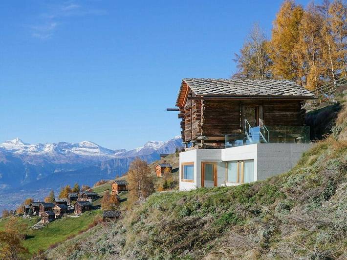 Chalet pour 6 personnes, avec Terrasse à Saint-Martin (Suisse)