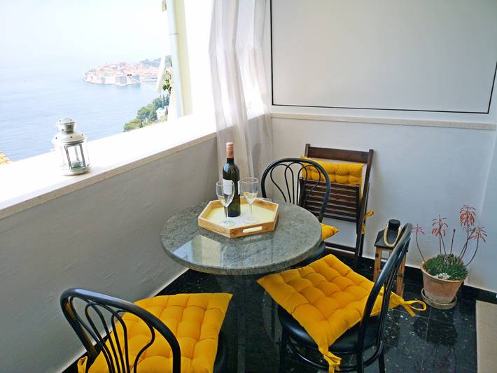 Ganze Wohnung, Ferienwohnung für 4 Personen mit Meerblick in Dubrovnik, Grad Dubrovnik