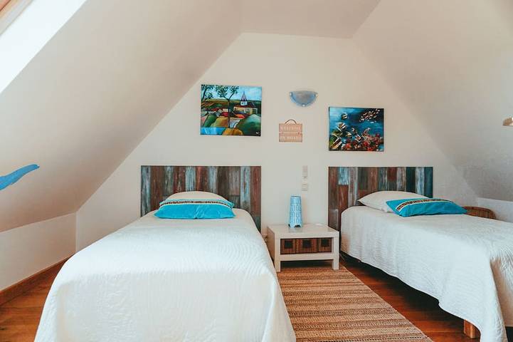 Location de vacances pour 4 personnes, avec jardin et balcon dans Plage de Port-Mabo - 4