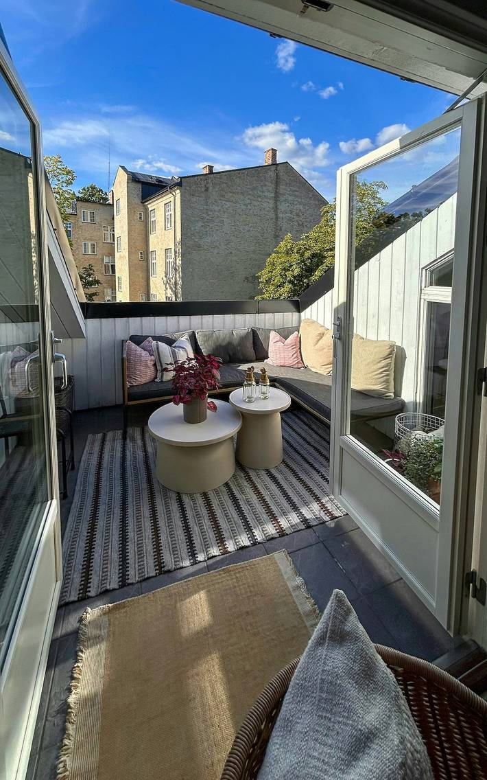 Apartamento entero, Ático con vigas a la vista en St. Hanshaugen in St. Hanshaugen, Oslo