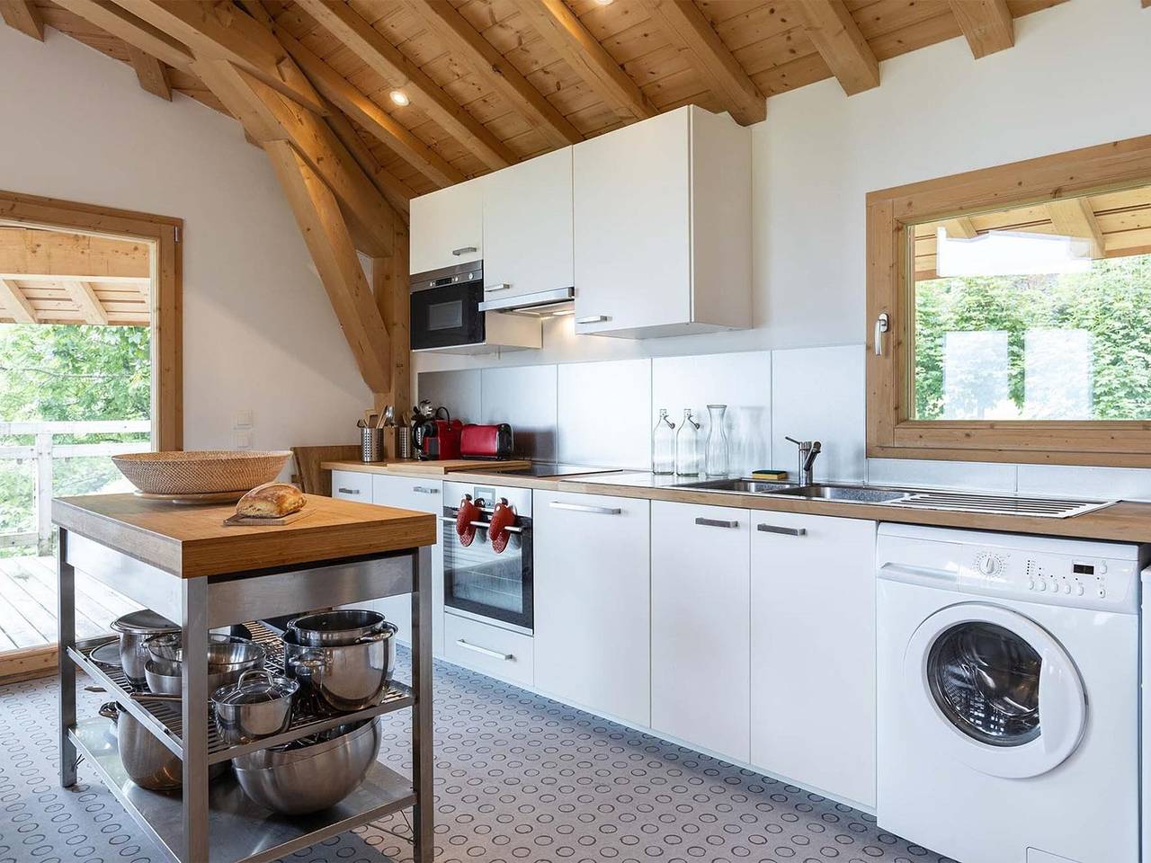 Geheel appartement, Chalet in Paradiski met Spa en Uitzicht in Vanoise Nationaal Park