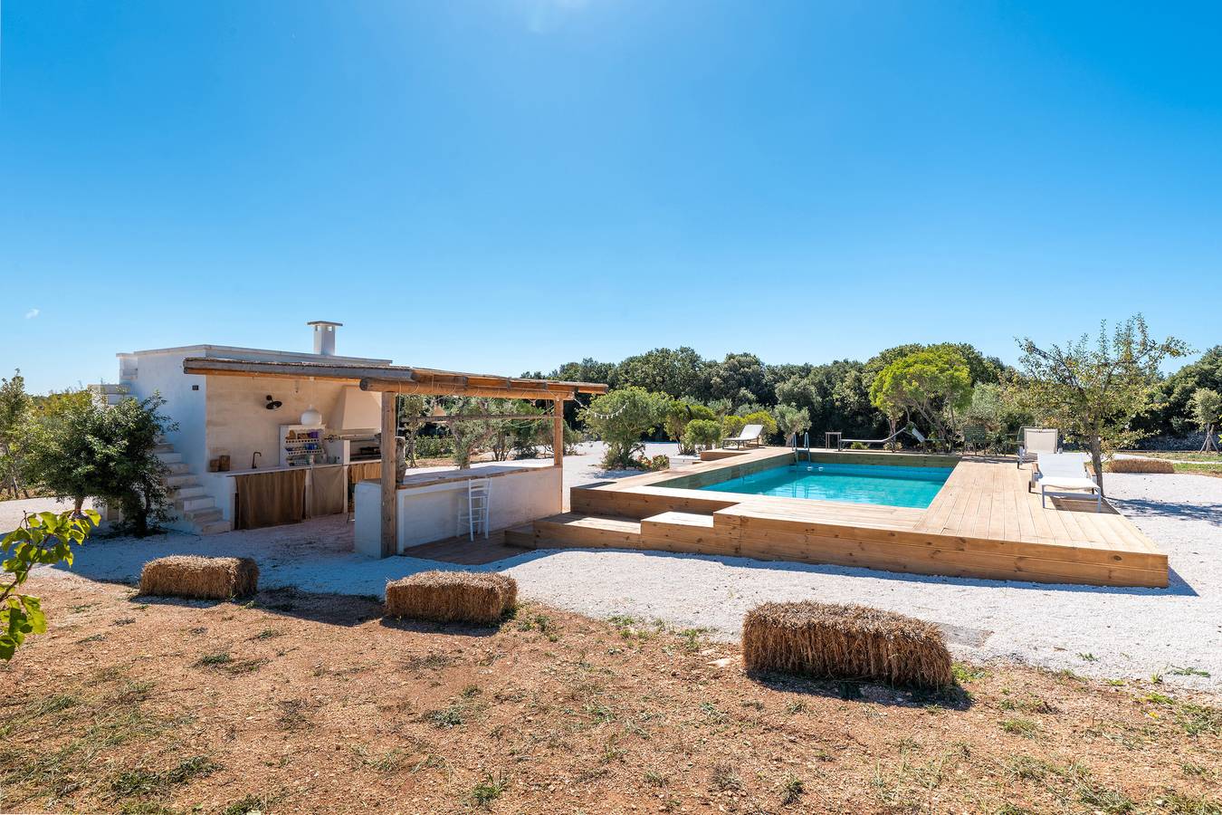 Villa 'Trulli E Frasche, Intera' mit privatem Pool, Wlan und Klimaanlage in Martina Franca, Tarent Provinz