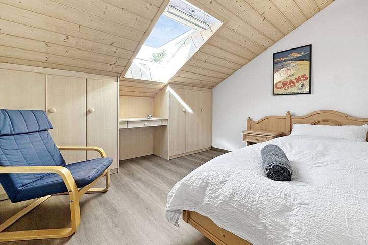 Gîte pour 6 personnes, avec balcon à Mollens - 4