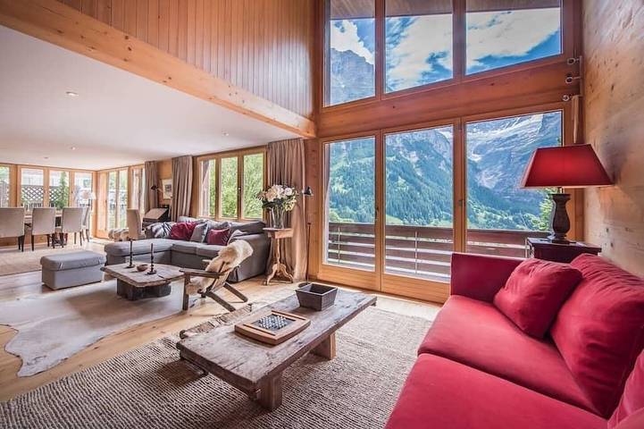 Chalet für 8 Personen, mit Garten und Balkon