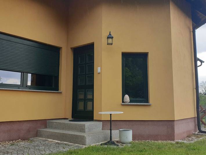 Ferienwohnung für 4 Personen, mit Garten und Ausblick