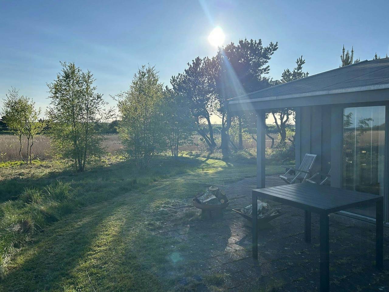 Ferienhaus mit Blick auf Felder und Fjord in Kirkeby (Thyholm), Thyholm