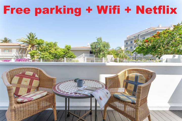 Studio für 2 Personen, mit Balkon und Garten in Puerto de la Cruz