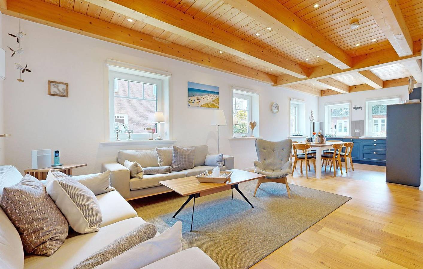 Komfortables Ferienhaus mit Terrasse und moderner Ausstattung in Utersum in Utersum, Föhr