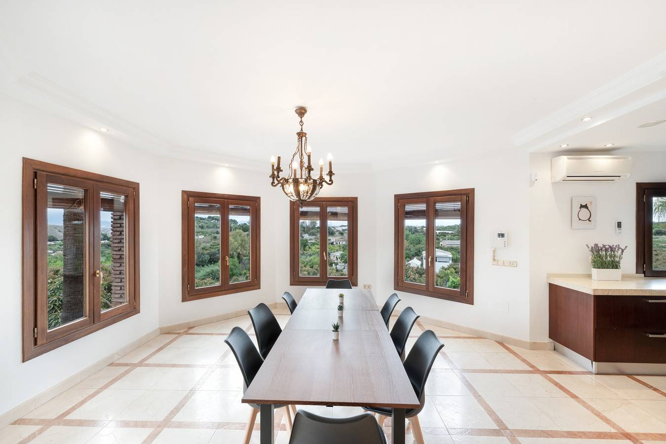 Villa „Mirador“ mit Gemeinschaftspool, Wlan und Klimaanlage in Coín, Málaga Provinz