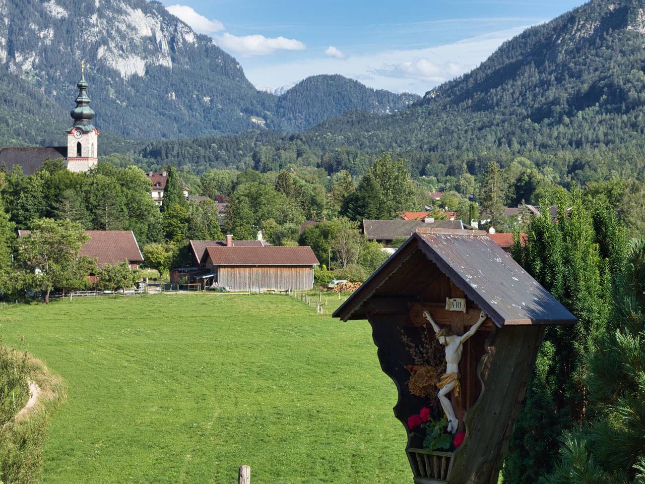 Apartamento vacacional entero, Ferienwohnung Höfler - Ferienwohnung Isolde in Bayerisch Gmain, Alpes Bávaros