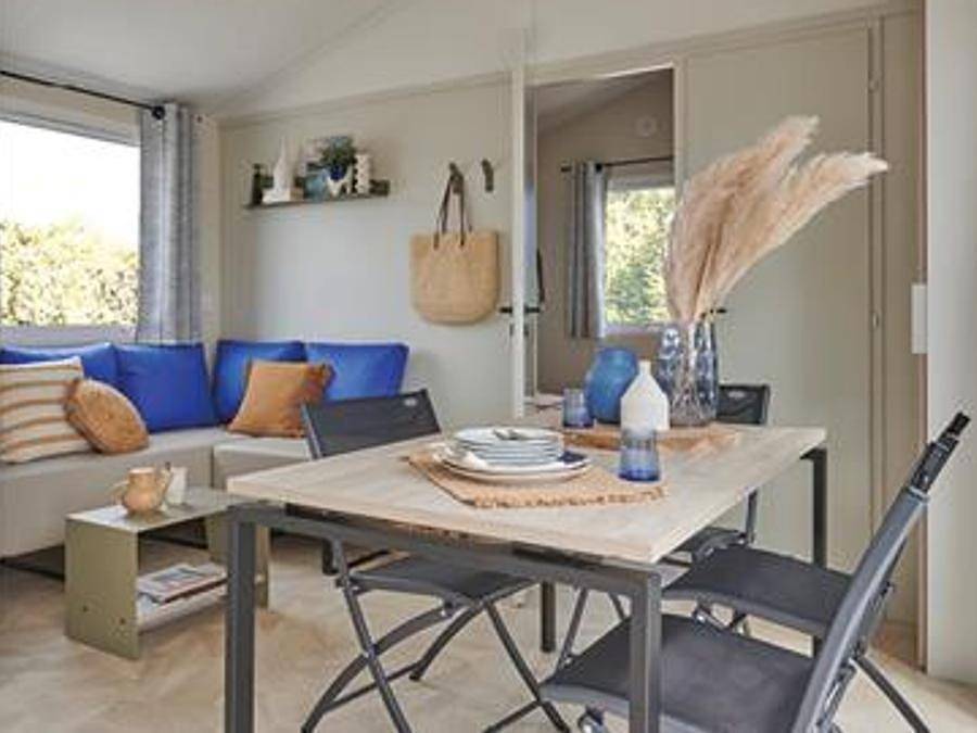 Camping Vert Gapeau - Mobilhome 6 personas - Mobil-home de 3 habitaciones climatizado Romarin (31m²) in Hyeres, Region de Toulon