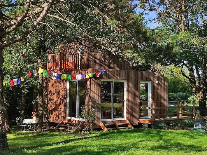Chalet pour 2 personnes, avec balcon et piscine