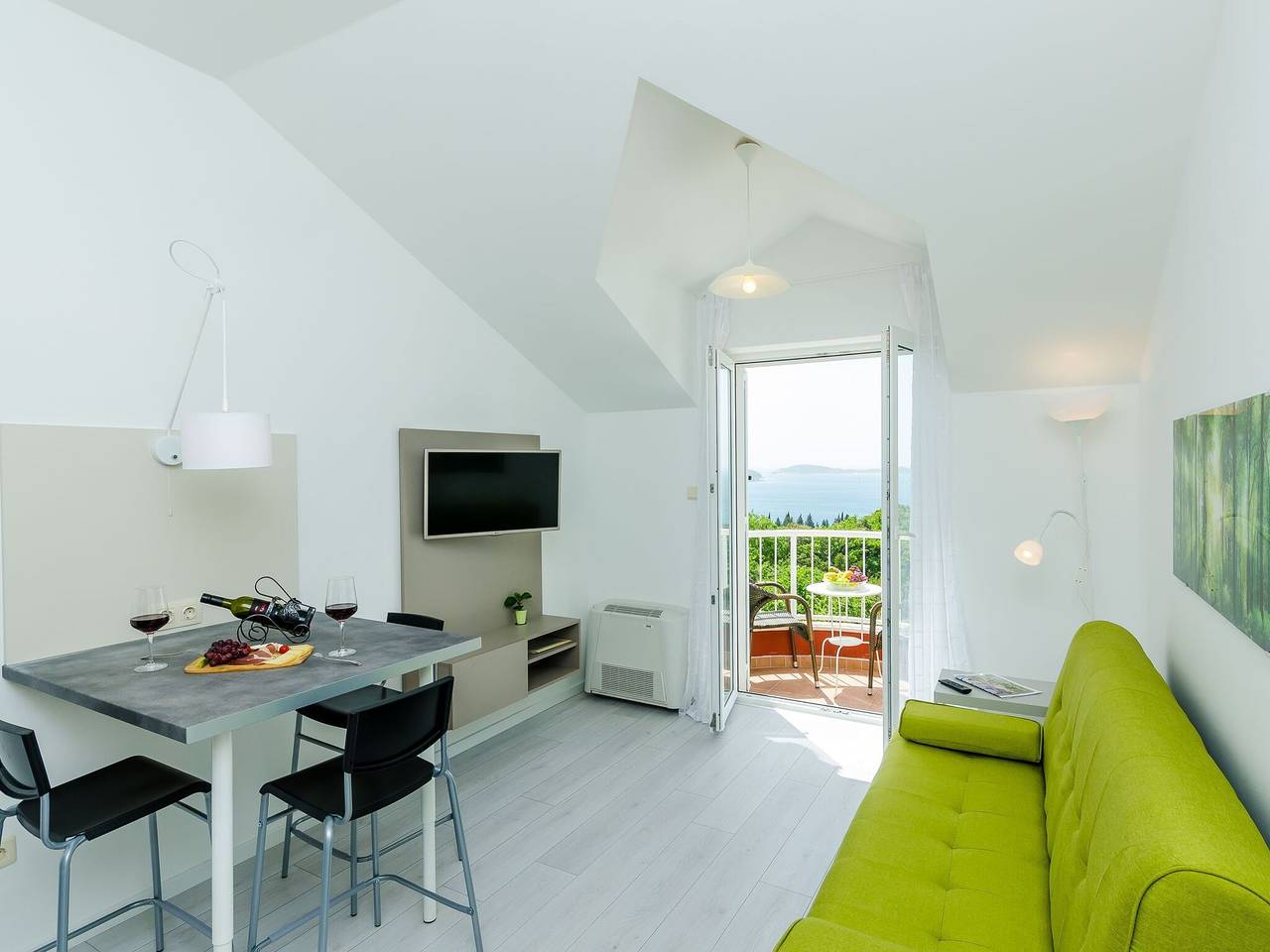 Ganze Wohnung, Villa Panorama Dubrovnik (A3) - Comfort One Bedroom Apartment with Balcony and sea View in Plat, Dubrovnik-Neretva
