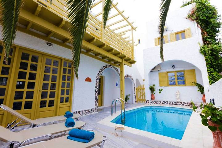 Hotel für 2 Personen, mit Garten und Pool, mit Haustier auf Santorin - 3