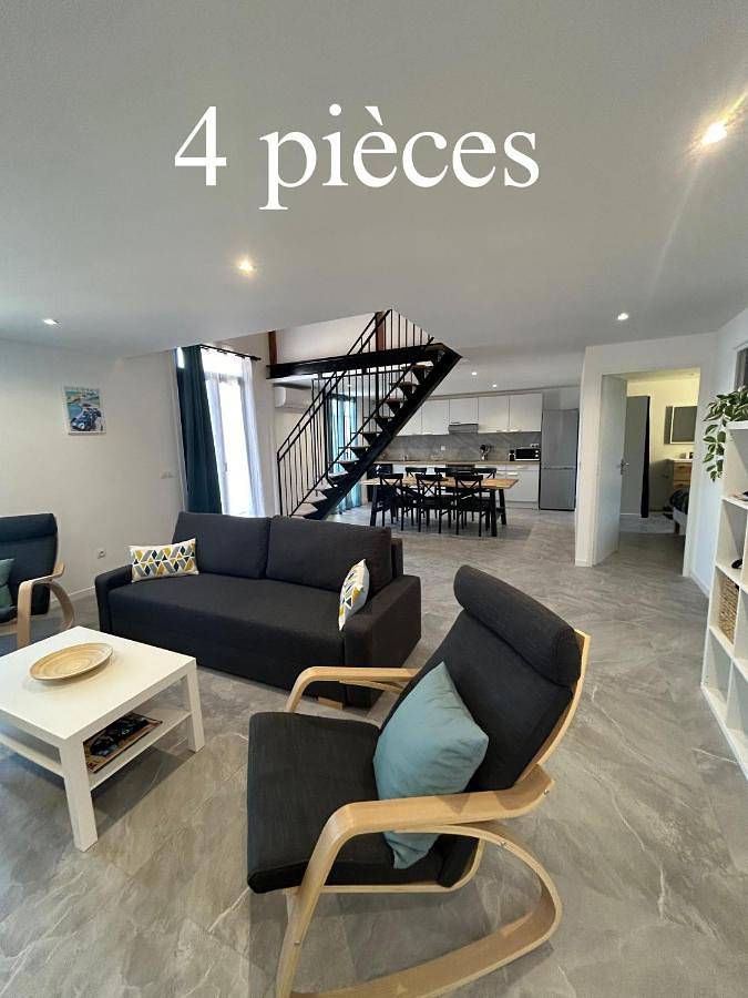 Gîte pour 4 personnes, avec Balcon et Terrasse à La Turbie - 3