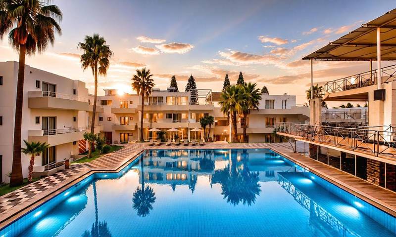 Appart’hôtel pour 3 personnes, avec Balcon et Terrasse ainsi que Jardin et Piscine