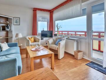 Ferienwohnung für 4 Personen, mit Pool und Sauna sowie Balkon in Duhnen