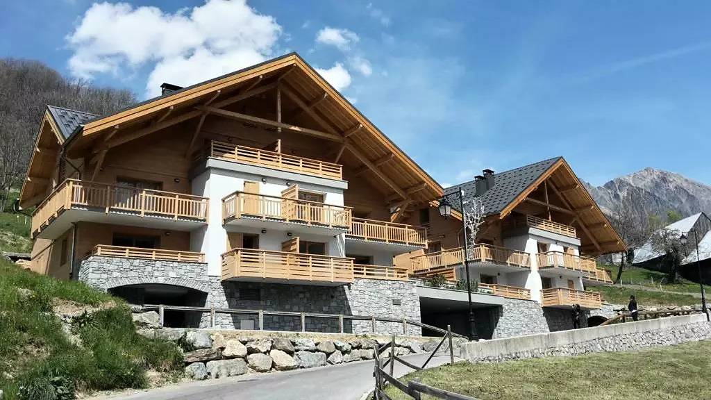 Appartement entier, Appartement 3 Pièces Duplex Cabine 6/8 Personnes Vue Montagne in Vaujany, Parc national des Écrins
