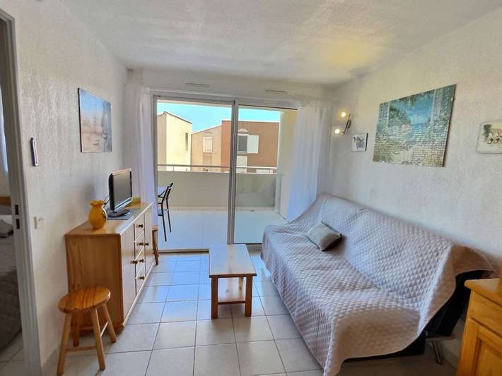 Apartamento para 6 personas, con balcón/terraza, Se admiten mascotas en Valras-Plage