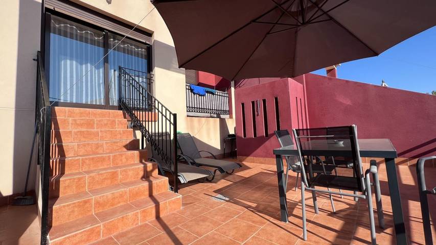 Gîte pour 4 personnes, avec balcon et piscine, adapté aux familles à San Juan de los Terreros - 2