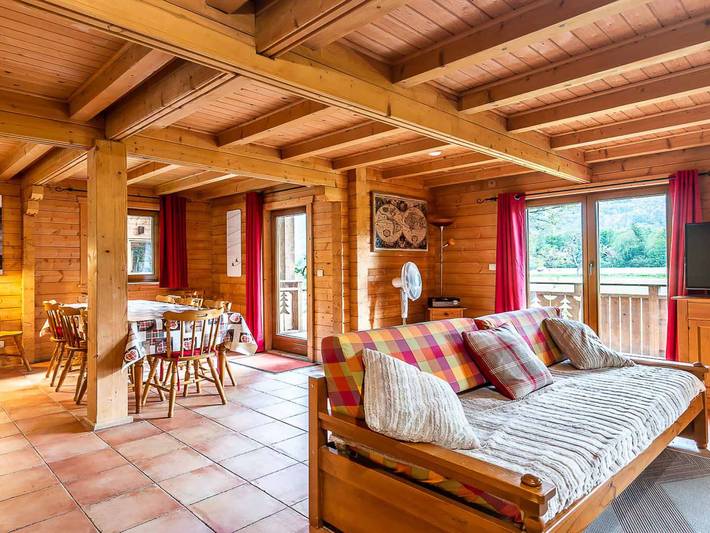 Chalet pour 10 personnes, avec terrasse à Morillon