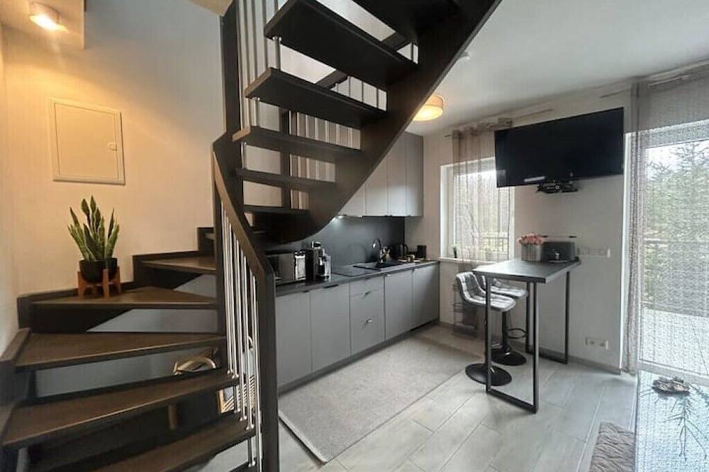 Ganze Wohnung, Haus am See mit Strandzugang - Apartment in Borne Sulinowo, Westpommern
