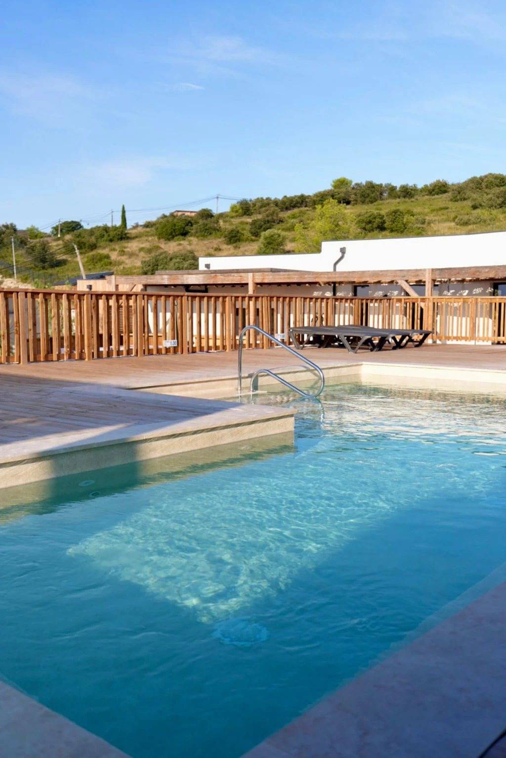 Zecamping 3* espace aquatique mobil-home Tv Lv Bbq 30m2 in Calvisson, Mittelmeerküste (Frankreich)