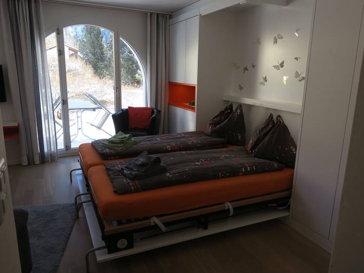 Ferienwohnung für 2 Personen, mit Garten in Bever - 3