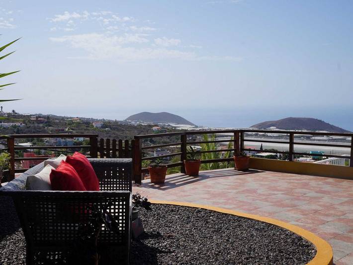 Bungalow für 5 Personen, mit Garten und Terrasse sowie Ausblick, kinderfreundlich auf La Palma - 2