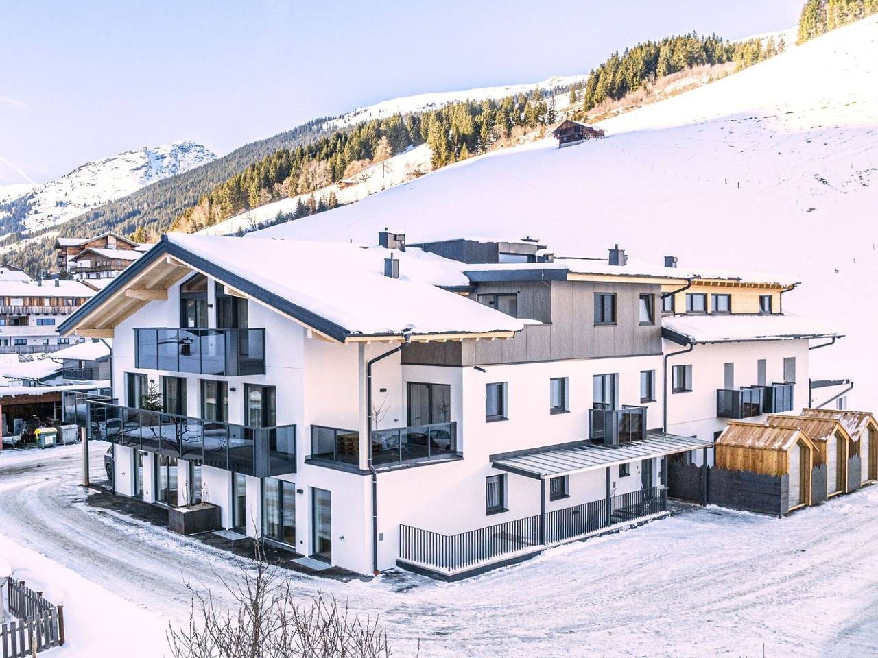 Geheel appartement, Ski-Inn, ski-out in Alpine style en buitensauna in Hinterglemm, Saalbach-Hinterglemm