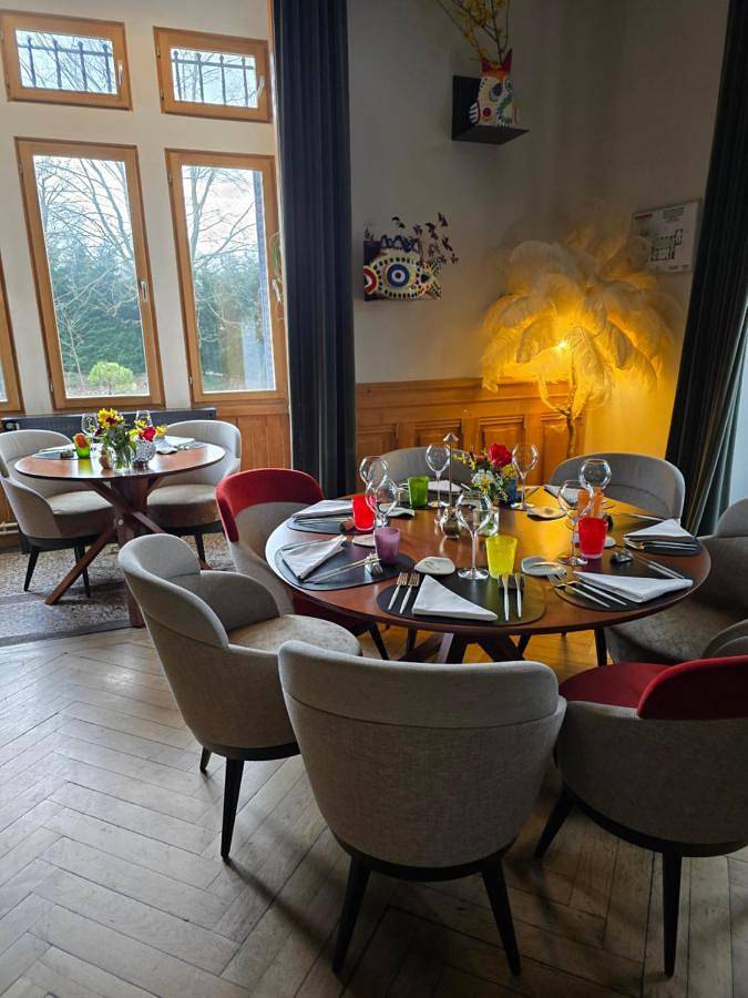 Superior Double Bed and Breakfast Room, Château Eclosion Annexe in Saint-Paul-en-Jarez, Parc Naturel Régional du Pilat