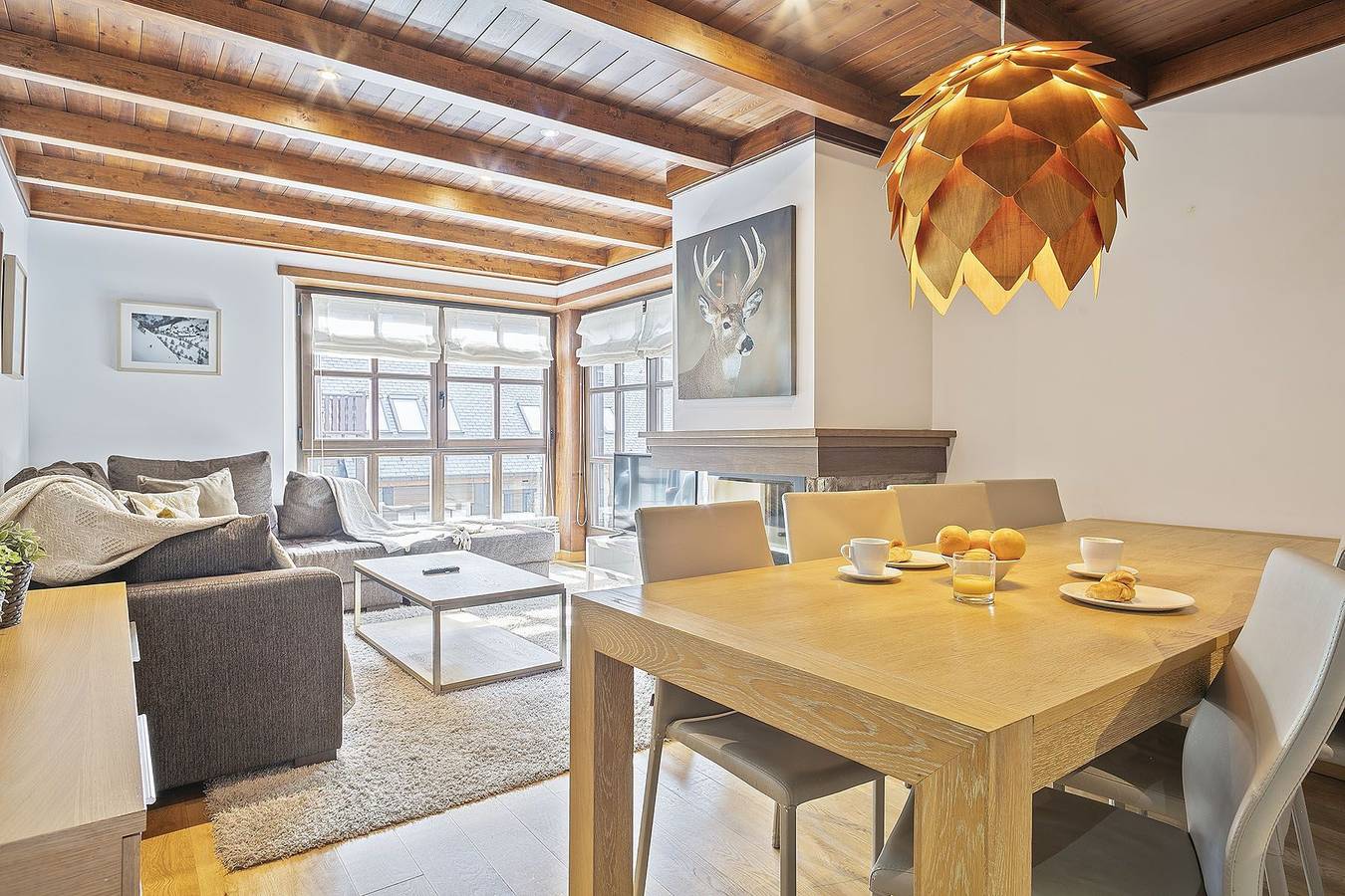 Ganze Wohnung, Ferienwohnung für 8 Personen mit Balkon in Baqueira, Naut Aran