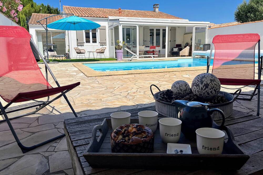Villa mit Pool in der Saison beheizt - Ideal auf der Insel gelegen in Le Bois-Plage-en-Ré, Ile de Re