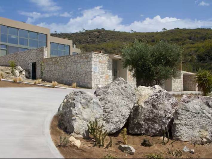 Ferienhaus für 4 Personen, mit Pool und Garten, mit Haustier in Loutraki