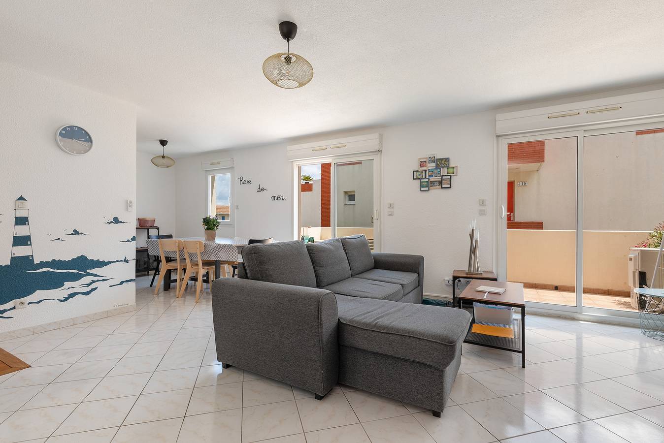 Ganze Wohnung, Reve De Mer, Duplex 6 pers en bord de plage. in Frontignan, Côte d'Améthyste