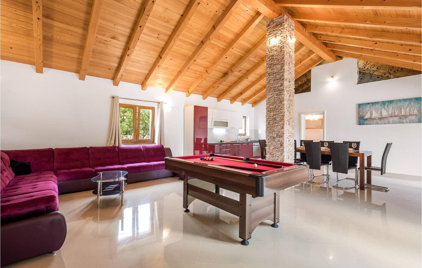 Spacieux appartement 1 chambre avec terrasse près de Dobrinj, Wi-Fi et parking in Gostinjac, Krk